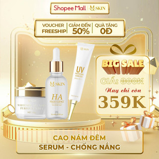 Combo Cao Ná.m, Serum, Kem Ch.ống Nắng Sâm Vàng MQ Skin