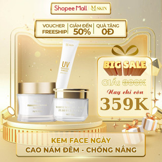Combo Dưỡng Da Cao Ná.m, Kem Face, Kem Ch.ống Nắng Sâm Vàng MQ Skin