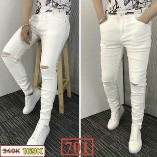 Quần Jean Nam Chất Co Giãn, Không Bai Màu, Dáng Ôm Body, Hit Hót (ảnh kèm video) Thời Trang Phong Cách Tp_shop_87 ms8738