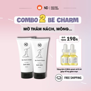  Combo 2 Kem Bôi Làm Mờ Thâm 70% Be Charm + 2 serum giảm mụn Bha by ND 5ml