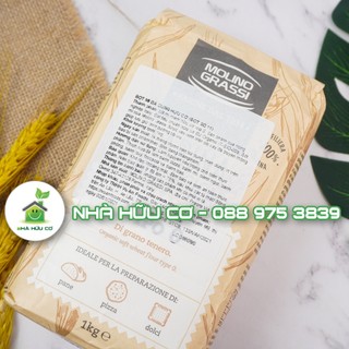 Bột mì ĐA DỤNG hữu cơ GRASSI 1kg/500g/200g - Date 04/07/2025