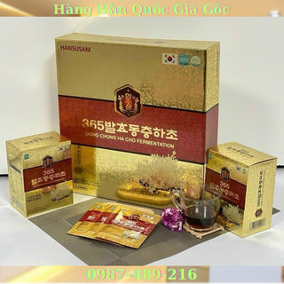 Tinh chất đông trùng hạ thảo lên men 365 - hansusam 30ml x 60 gói