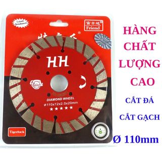 Lưỡi cắt gạch, lưỡi cắt đá ø 110mm - hàng chất lượng cao