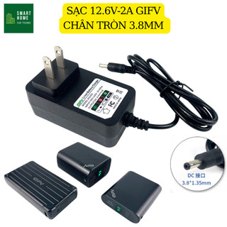 Bộ sạc pin 30000mah 50000mah cho áo điều hòa, sạc nhanh chân kim tròn 3.8mm 12,6v/2a 8,4v/2a