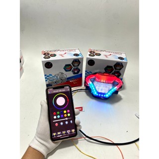 Cụm đèn hậu ex150 ( mxking ) i8 chỉnh màu qua app điện thoại