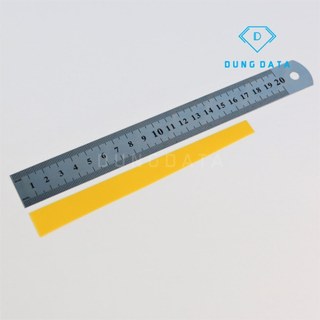 Thước kẻ inox đo thun 20cm 30cm - DŨNG DATA