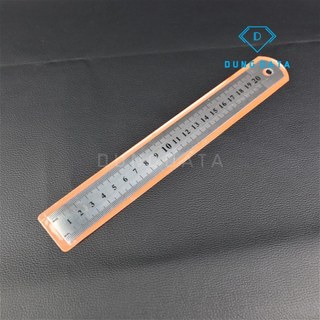 Thước kẻ inox đo thun 20cm 30cm - DŨNG DATA