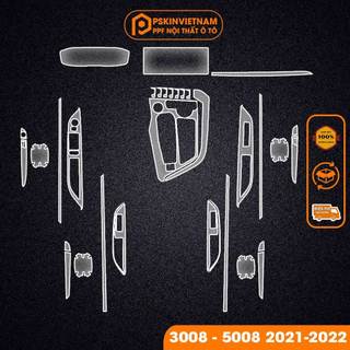 Dán PPF trong suốt bảo vệ nội thất xe PEUGEOT 3008-5008 2021-2022 T-Home&More