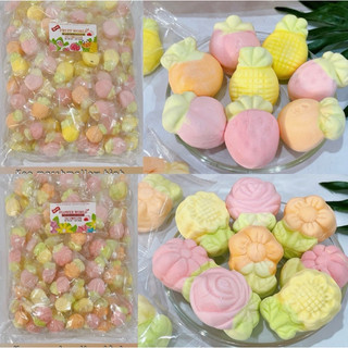 Kẹo Marshmallow Nhân Chảy Vị Trái Cây, Kẹo Xốp Marsh Mallow Thái Lan