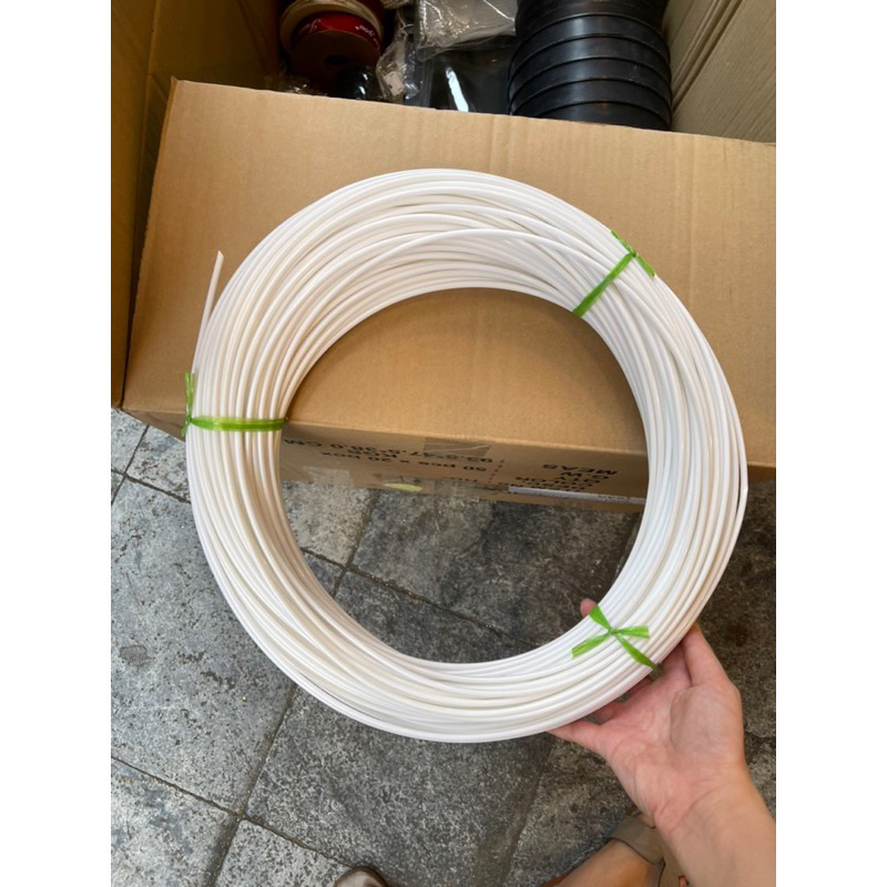 1kg Dây Nhựa PE giả Mây ( 3li ) / ( bó 1kg ) Dây mây nhựa decor kệ hoa, tráp hỏi. Dây nhựa dẻo l