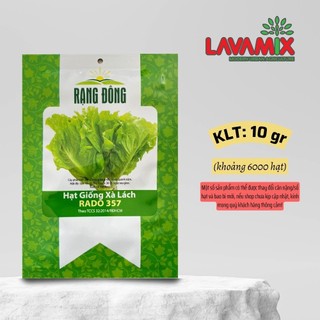 Hạt giống Xà Lách Rado 357 (10g~6000 hạt) nảy mầm tốt, nhanh thu hoạch hiệu Rạng Đông | Green House