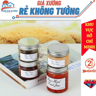  Hũ, Lọ Thủy Tinh Trong Suốt Nắp Nhôm Giúp Bảo Quản Kín đựng sữa chua, bánh flan, thực phẩm