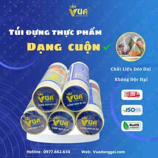 Túi bọc thực phẩm, túi đựng thực phẩm tự hủy sinh học an toàn cho sức khoẻ & môi trường - 100 túi