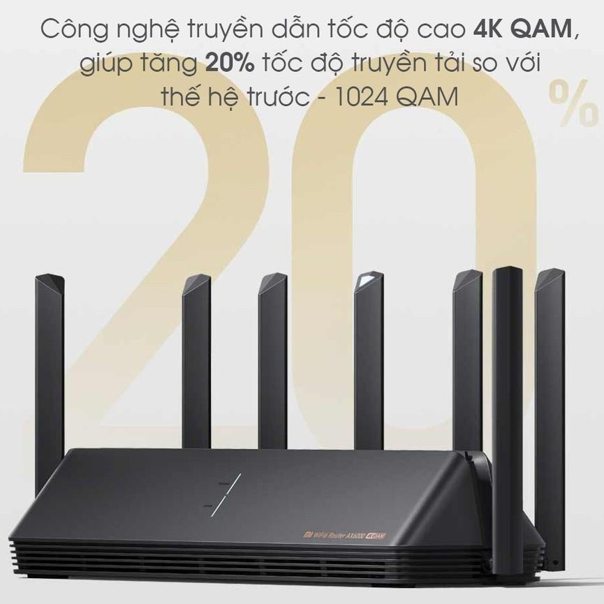 BỘ PHÁT WIFI 6 MESH XIAOMI AIOT AX6000 - VUA XUYÊN TƯỜNG - Tải 248 thiết bị - 6000Mbps - hỗ trợ Mesh
