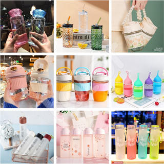 [FREESHIP] BÌNH ĐỰNG NƯỚC THỦY TINH NHIỀU MẪU CỰC ĐẸP, DỄ THƯƠNG