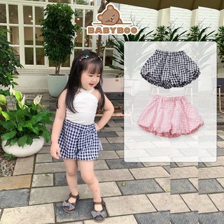 Quần Bí Cho Bé Gái BAYBOO Vải Thô Đũi, Form Cực Xinh Đáng Yêu Cho Bé - QBK