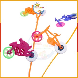 Đồ Chơi Mô Hình Xe Đạp Giựt Xe Đạp Kéo Vuốt Mini Bằng Nhựa - Đồ Chơi Xe Đạp Tuổi Thơ.