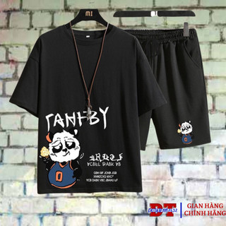 Đồ Bộ Quần Áo Thể Thao Nam Nữ Mùa Hè Chất Thun Mè Gấu TANBY Dễ Thương Co Giãn 4 Chiều 4 Màu SPORT DTB M03