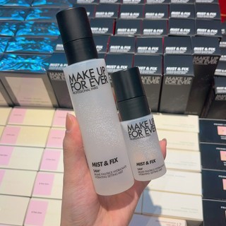 Xịt makeup cố định lớp trang điểm make up for ever mist & fix make up setting spray