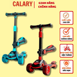Xe Trượt Scooter Cougar-Centosy S6 Chính Hãng, Có 3 Bánh, Có Thể Ngồi, Chỉnh Được Chiều Cao, Gập Gọn Tiện Lợi