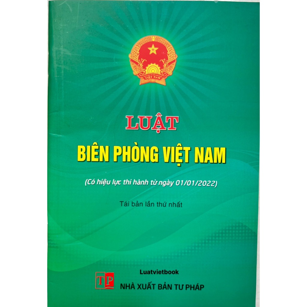 Sách - Luật Biên Phòng Việt Nam (Có hiệu lực thi hành từ ngày 01/01/2022)