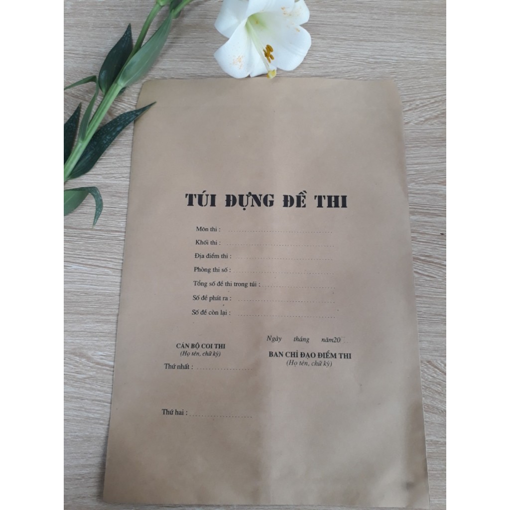 Combo 2 DTH1 Túi Đựng Đề Thi Giấy Cao Cấp