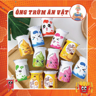 Thạch Sữa Chua Pudding Yogurt Đài Loan, Thạch Caramel / Thạch Dừa Pudding Giải Nhiệt, Ông trùm ăn vặt