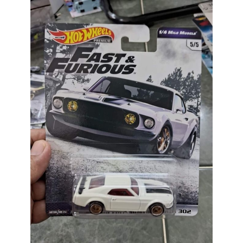 HOTWHEELS PREMIUM 1969 FORD MUSTANG SERIES FAST AND FURIOUS