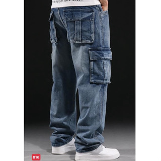 Quần Jean Nam Chất Co Giãn, Không Bai Màu, Dáng Ôm Body, Hit Hót (ảnh kèm video) Thời Trang Phong Cách Tp_shop_87 ms8816