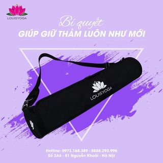 TÚI ĐỰNG THẢM  YOGA  CAO SU CAO CẤP LOUIS DIAMOND