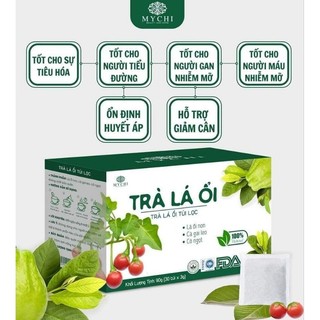 Trà lá ổi mychi - hỗ trợ giảm cân , hỗ trợ hệ tiêu hóa , ngừa tiểu đường