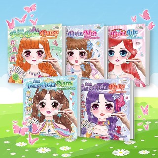 Combo sách trang điểm công chúa lily, daisy, mia, nami, ruby - mgb
