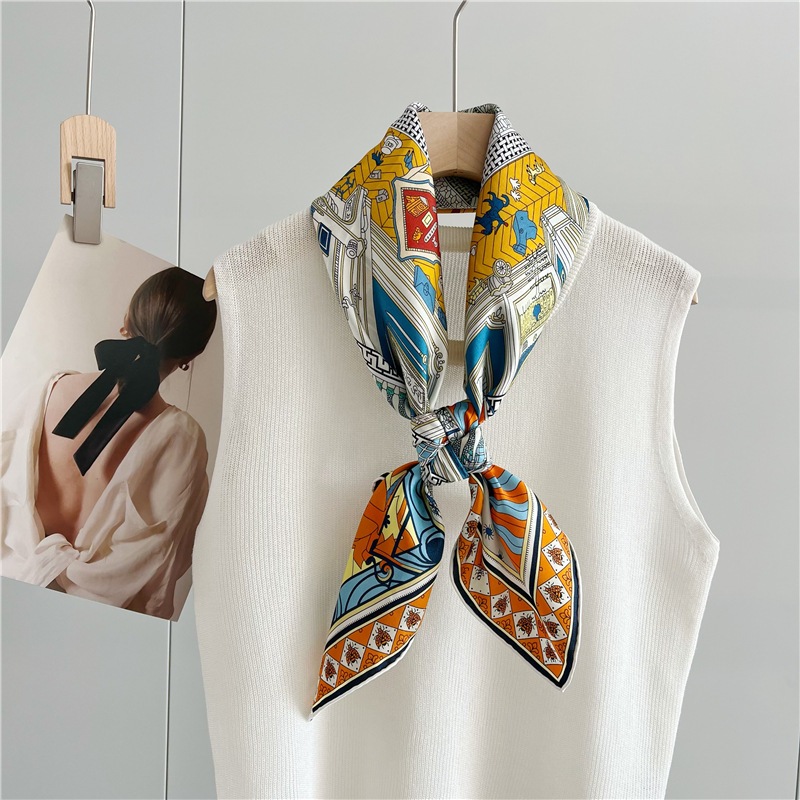 Khăn lụa thời trang màu đẹp bandana quàng cổ THY THY STORE