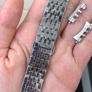  Dây đồng hồ kim loại SEIKO ORIENT TISSOT 1853 7 Mắt Logo Hãng thép không gỉ size 18mm 19mm 20mm 21mm 22mm 