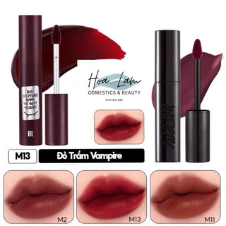 [MẪU MỚI 2023] SON KEM LÌ MERZY MELLOW TINT RED EDITION #M13 VỎ TÍM/ĐEN/ĐỎ