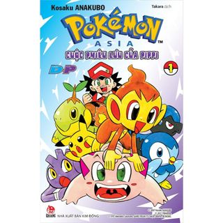 Truyện - pokémon - cuộc phiêu lưu của pippi d.p - diamond pearl - chọn lẻ 5 tập - kosaku anakubo - kim đồng