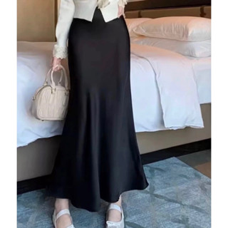 Chân váy lụa dáng dài đuôi cá cực xinh tôn dáng cho nữ đi chơi dự tiệc phối đồ cực xinh sang chảnh chân váy công sở