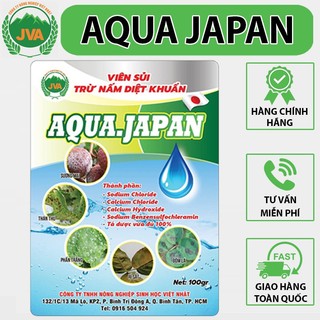 Viên sủi trừ nấm diệt khuẩn aqua-japan 100g j24 nongnghiepvietnhatjva