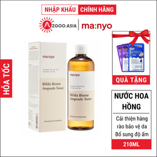 Toner Manyo Bifida Biome Ampoule Nước Cân Bằng Làm Dịu, Cấp Ẩm, Giảm Mụn Đầu Đen, Lỗ Chân Lông To 210ML