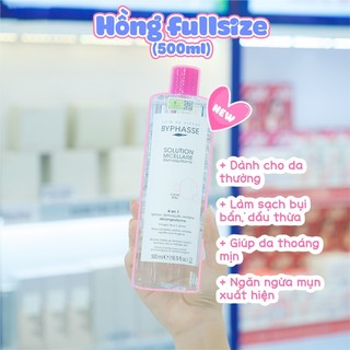 [HÀNG CHÍNH HÃNG] Nước Tẩy Trang Byphasse Micellar Make Up Remover Solution 500ml