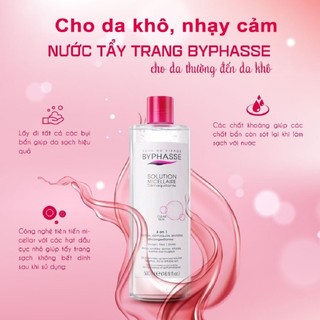 [HÀNG CHÍNH HÃNG] Nước Tẩy Trang Byphasse Micellar Make Up Remover Solution 500ml