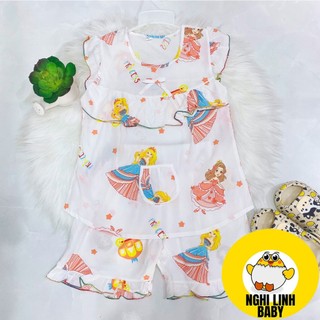 Bộ Đùi Tole, lanh cho bé gái mềm, mát, siêu dễ thương 11-42kg  - Nghi Linh Baby