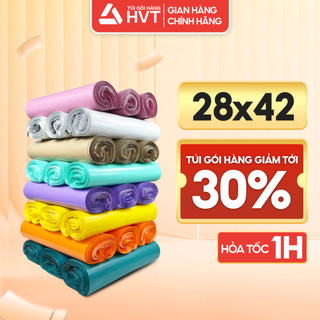 Túi Gói Hàng Niêm Phong NHUAHVT Size 28*42 Túi Đóng Hàng Tự Dính Cuộn 100 Túi