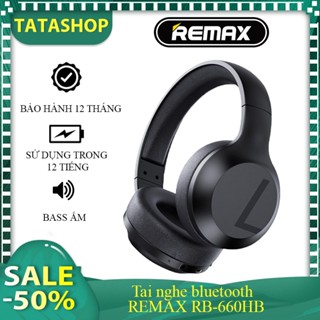 Tai nghe bluetooth chụp tai không dây Remax RB-725HB Pro/RB-660HB Âm Bass Cực ấm - REMAX Bảo Hành 12 Tháng Lỗi 1 Đổi 1