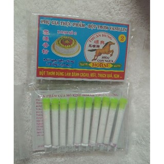 Vĩ 10 ống vani tạo mùi hiệu con ngựa