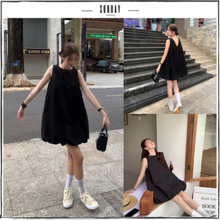 Váy Đầm Babydoll Dáng Bí Tùng Xoè Phong Cách Hàn Quốc Mirom Dress - Sunday Clothing DAM010