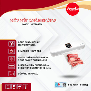 Máy Hút Chân Không DECAKILA (KETT039W)
