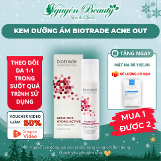 Kem dưỡng ẩm dành cho da dầu mụn biotrade acne out hydro active cream 60ml