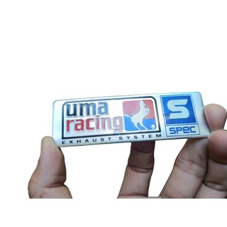 Tem nhôm Uma racing 3x10cm