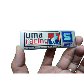 Tem nhôm Uma racing 3x10cm
